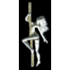 POLE DANCER STRIPPER PIN